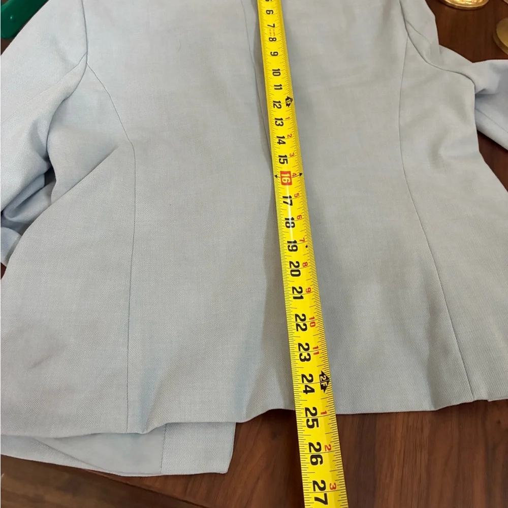 House of Harlow 1960 Gold Button Blue Blazer - Picture 10 of 13